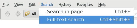 full-text search